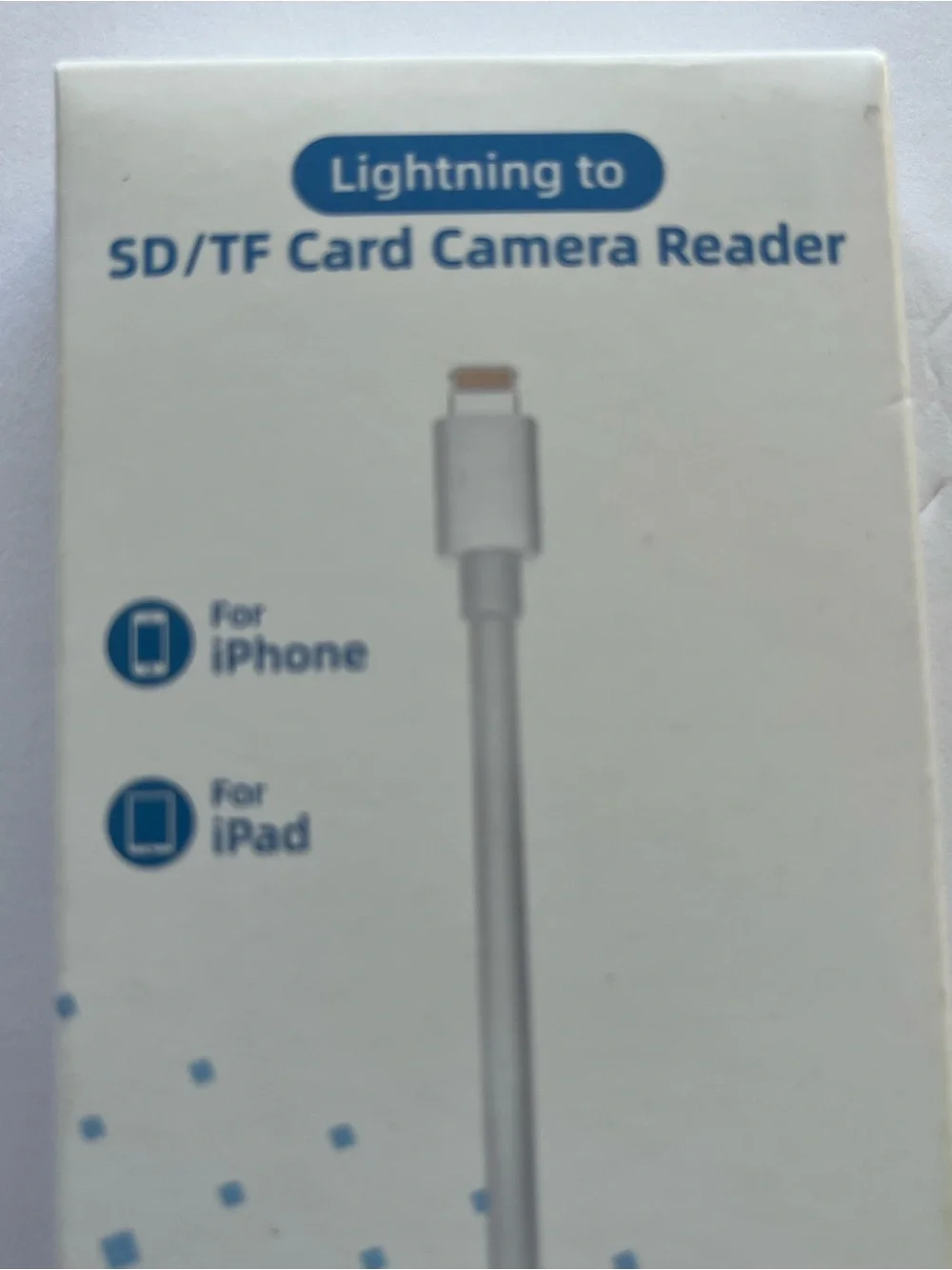 SD/ TF CARD CAMERA READER FOR IPHONE/IPAD